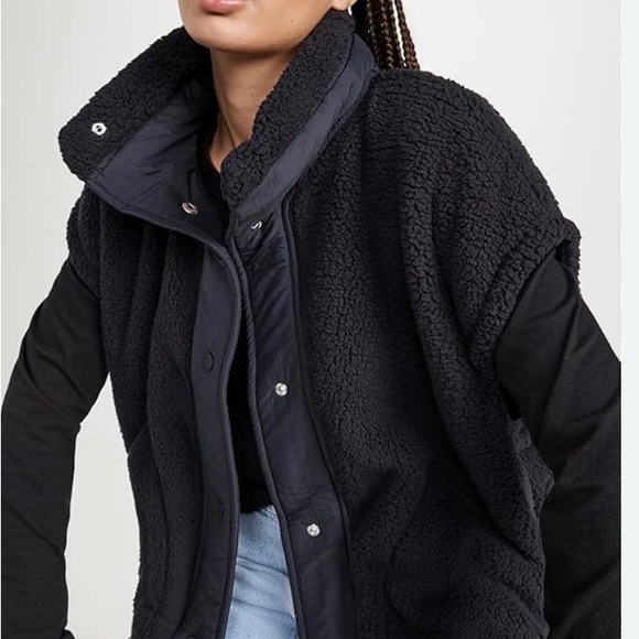 FP Movement by Free People Black Fleece Vest - Picture 5 of 5